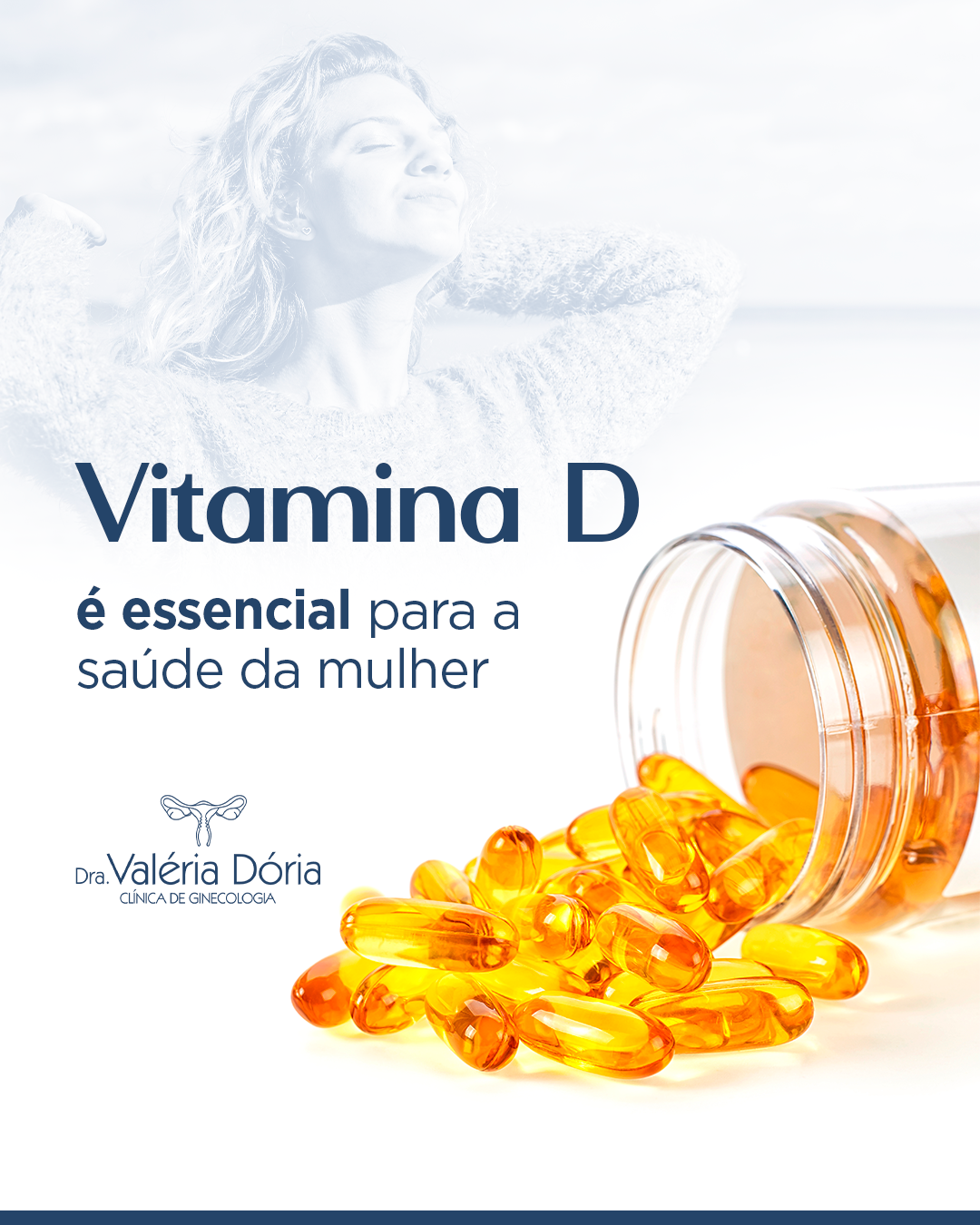 Vitamina D é essencial para a saúde da mulher